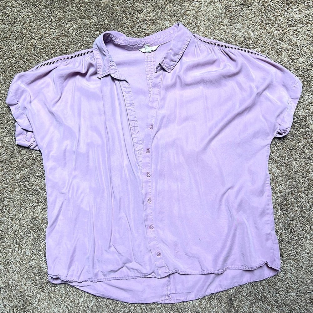 Purple Button up
